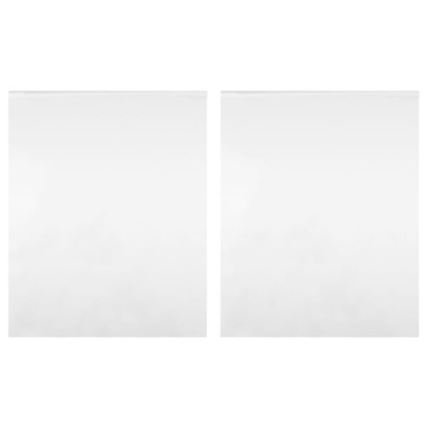 vidaXL Films de miroir 2 Pièces auto-adhésive 60x100 cm PET