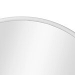 Miroir mural ovale 40 x 80 cm blanc mat 03_0007954