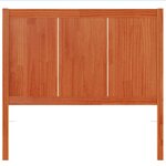 vidaXL Tête de lit cire marron 100 cm bois massif de pin