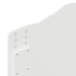 vidaXL Tête de lit Blanc Brillant 90 cm Bois d'ingénierie