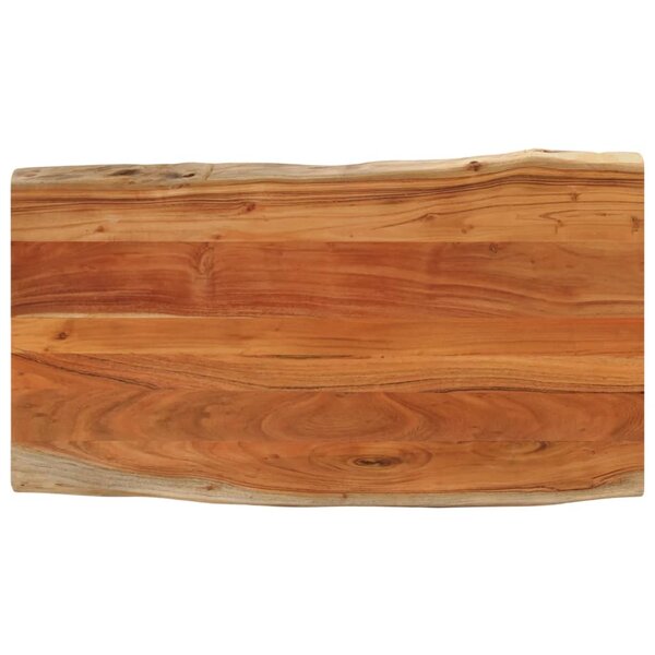 vidaXL Dessus de table 100x60x2 5cm rectangulaire bois massif d'acacia