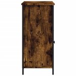 vidaXL Buffet chêne fumé 100x35x75 cm bois d'ingénierie