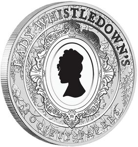 Monnaie LADY WHISTLE DOWN Bridgerton 1 Oz Argent 1$ Australia 2026 (PRÉCOMMANDE)