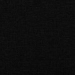 vidaXL Canapé 3 places avec oreillers décoratifs noir 180 cm tissu