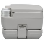 vidaXL Toilette portable de camping avec tente 10+10 L