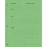 Paquet De 25 Dossiers De Plaidoirie Pour/contre Carte Lustrée 25x32cm - Couleurs Assorties - X 5 - Exacompta