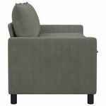 vidaXL Canapé Gris clair 156 x 81 x 87 5 cm Tissu