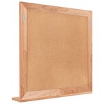 vidaXL Miroir mural 55x55 cm Bois massif de noyer