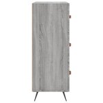 vidaXL Commode sonoma gris 69 5 x 34 x 90 cm bois d'ingénierie
