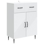 vidaXL Buffet Blanc 66 x 34 5 x 89 5 cm Bois d'ingénierie