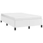vidaXL Cadre de lit sans matelas blanc 120x190 cm similicuir