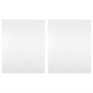 vidaXL Films de miroir 2 Pièces auto-adhésive 90x100 cm PET