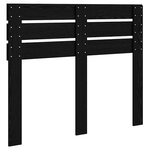 vidaXL Tête de lit Chêne noir 135 cm Bois d'ingénierie