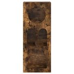 vidaXL Buffet Chêne fumé 40 x 35 x 100.5 cm Bois d'ingénierie