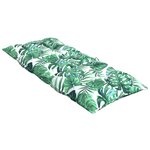 vidaXL Coussins de chaise à dossier haut lot de 6 modèle de feuille