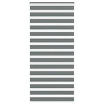 vidaXL Store zèbre gris foncé largeur du tissu 110 9 cm polyester