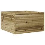 vidaXL Jardinière 80x80x45 5 cm bois de pin imprégné