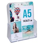 Distributeur De Prospectus 1 Compartiment A5 - Cristal - Exacompta