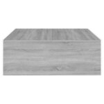 vidaXL Table basse Sonoma gris 100x100x35 cm Bois d'ingénierie