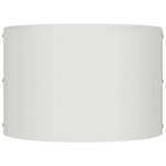 vidaXL Cache-pot de jardin Blanc 30 x 30 x 20 cm Acier