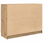 vidaXL Buffet et tiroirs chêne artisanal 100 5x35x76cm bois ingénierie