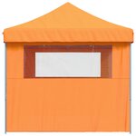 vidaXL Tente de fête 292 x 440 x 315 cm Orange Tissu Oxford
