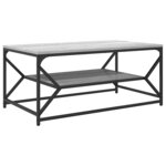vidaXL Table basse Gris Sonoma 90 x 50 x 40 cm