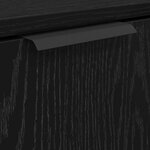 vidaXL Cabinet de salle de bain Chêne noir 64 5 x 33 5 x 59 cm