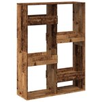 vidaXL Bibliothèque vieux bois 100x33x135 cm bois d'ingénierie