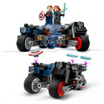 76260 LEGO Marvel - Motos de Black Widow et Captain America pour des aventures épiques