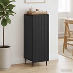 vidaXL Buffet Noir 34 5 x 33 x 92 cm Bois d'ingénierie