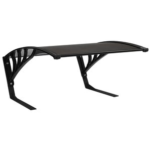 vidaXL Toit de garage pour tondeuse robot 77x103x46 cm Noir