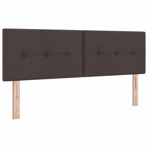vidaXL Tête de lit Marron foncé 144 cm Cuir synthétique