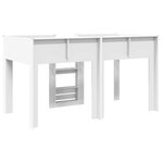 vidaXL Lit Superposé pour Enfants Blanc 80 x 200 cm Bois d'ingénierie