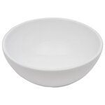 vidaXL Meuble de salle de bain en deux pièces Céramique Blanc