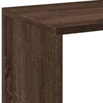 vidaXL Étagère séparatrice de pièce chêne marron 102x29x103 5 cm