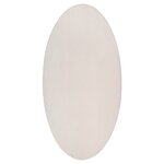 vidaXL Tapis "HUARTE" Sable 80x150 cm Ovale