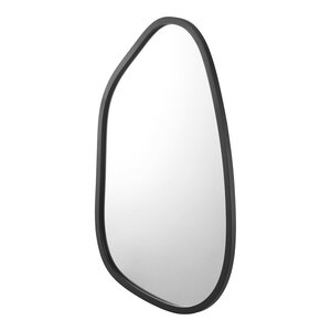 Miroir mural asymétrique 80 x 58 cm noir mat 03_0007902