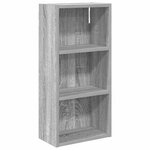 vidaXL Armoire murale de salle de bain Gris Sonoma 30 x 16 x 62 5 cm