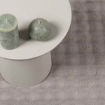 vidaXL Tapis de surface Rond HUARTE Sable Ø 120 CM Polyester