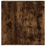 vidaXL Buffets 2 Pièces chêne fumé 79x38x80 cm bois d'ingénierie