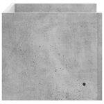 vidaXL Étagère murale gris béton 70 5x35x30 5 cm bois d'ingénierie