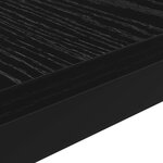 vidaXL Table basse Chêne noir 70 x 50 x 36 cm Bois d'ingénierie
