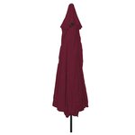 vidaXL Parasol de jardin 39 5 x 24 5 pouces en Rouge Bourgogne