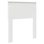 vidaXL Tête de lit avec tête de lit Blanc 75 cm Bois d'ingénierie