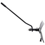 vidaXL Pare-neige pour tondeuse à gazon 100 cm