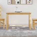 vidaXL Table à manger Panama 117x60x75 cm bois massif de pin