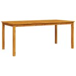 vidaXL Ensemble de salle à manger de jardin en bois d'acacia de 7 pièces