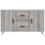 vidaXL Buffet sonoma gris 100x36x60 cm bois d'ingénierie