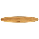 vidaXL Dessus de table 140x50x2 5 cm ovale bois massif de manguier